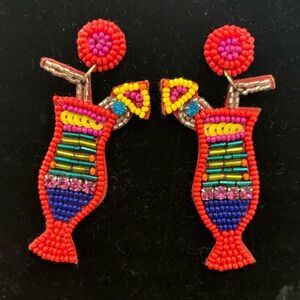 Beaded Cocktail Earrings